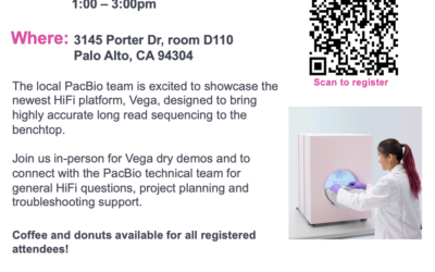 PacBio Vega showcase & HiFi Office Hour