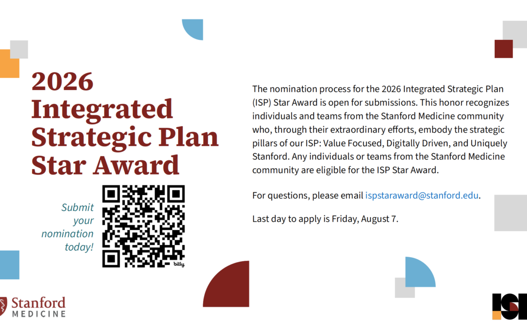 2026 Integrated Strategic Plan Star Award