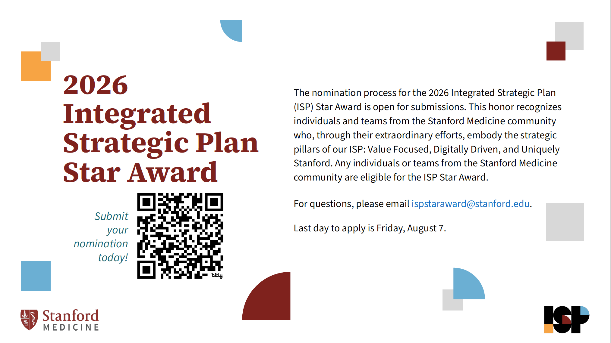 2026 Integrated Strategic Plan Star Award